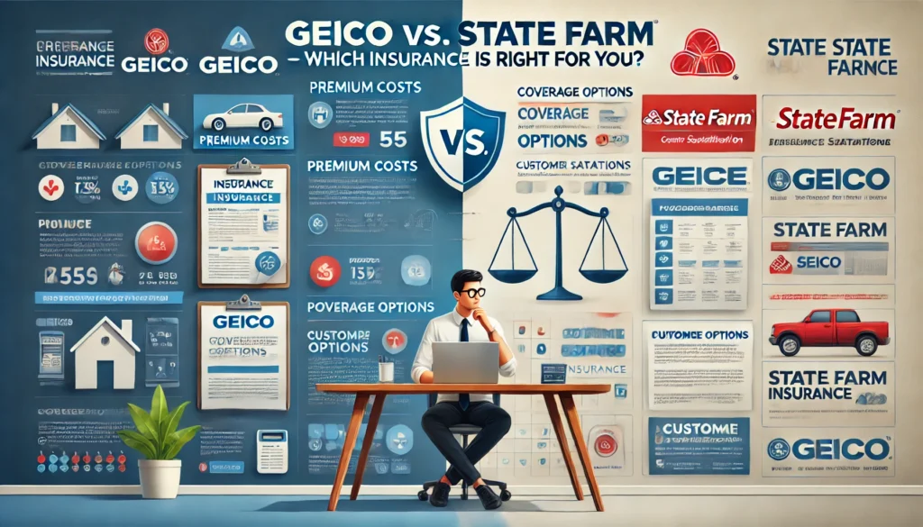 compare state farm and geico auto options
