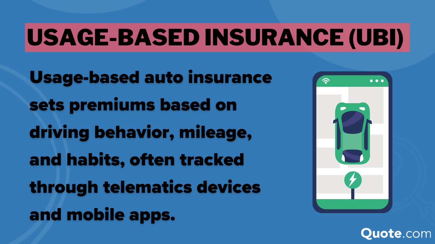 guide to usage based insurance programs