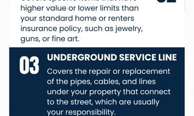 ways to protect valuables with home riders