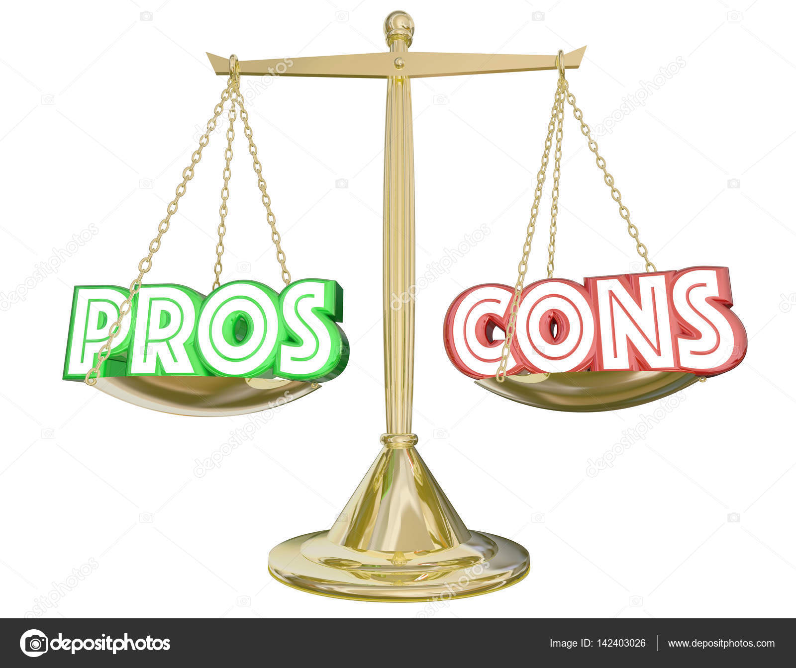 weighing pros and cons of plans